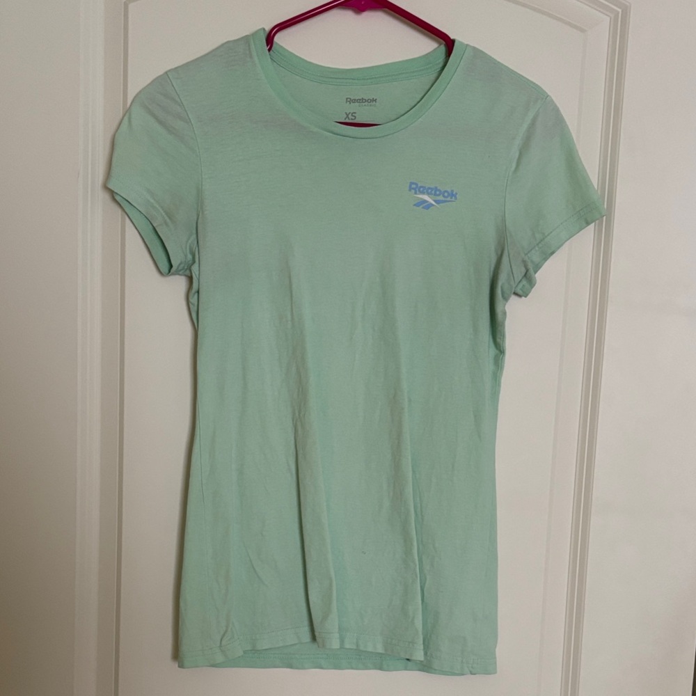 Reebok Women's Mint Crewneck Short-Sleeve Tee